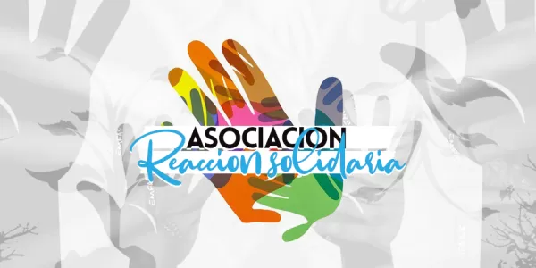 Banner with the logo of Reacción Solidaria