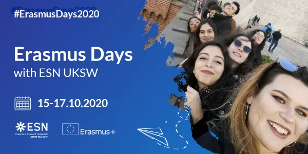 Facebook cover at event Erasmus Days with ESN UKSW