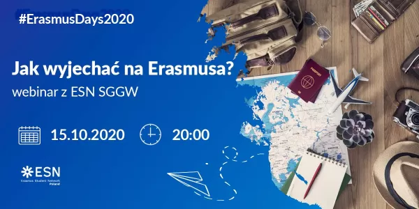 Jak wyjechać na Erasmusa? Webinar z ESN SGGW