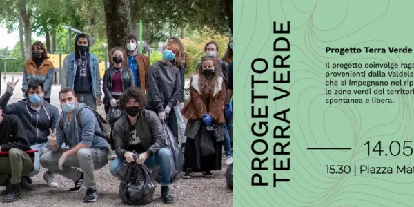 Cleaning activity of Siena with "Progetto Terra Verde"