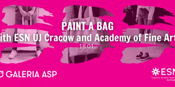 Paint a bag with ESN UJ Cracow and Academy of Fine Arts