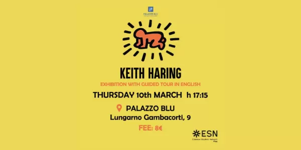 Poster of the event: Keith Haring Exhibition