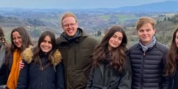 Students in San Gimignano