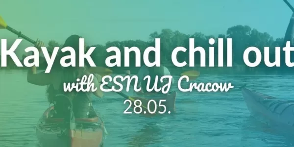 Kayaks and chill out with ESN UJ Cracow