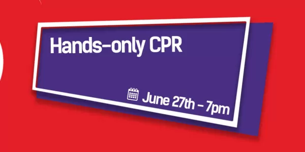 Hands-only CPR event's cover image