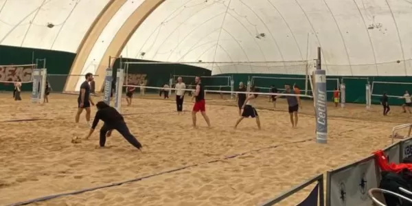 The beach volley field