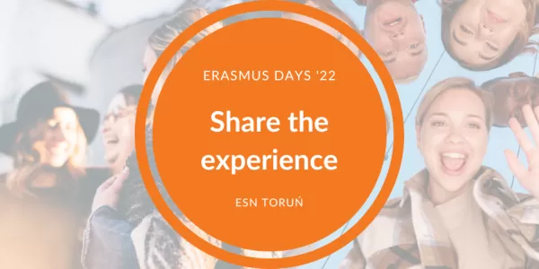 Share the experience for Erasmus Days with ESN Toruń