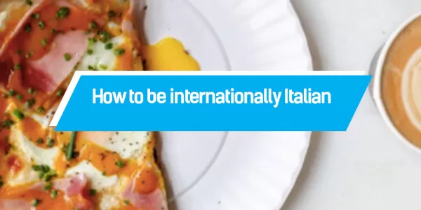 How to be internationally Italian event's cover image