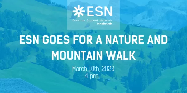 ESN goes for a nature and mountain walk