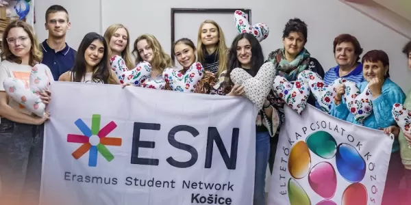 Our students and local member of Ékkő organisation