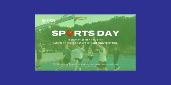 Cover Sports Day by ESN Lisboa (Basketball Edition)
