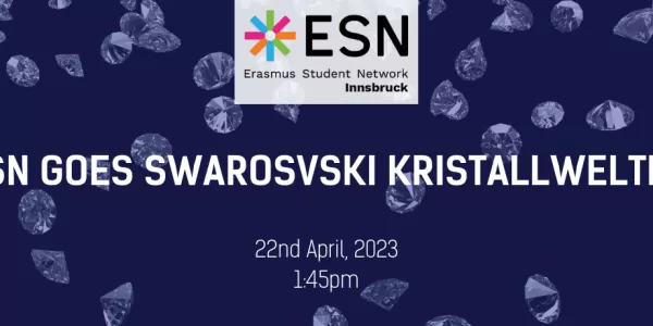 Crystals, ESN logo, event details