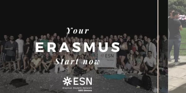Us and our erasmus during the event
