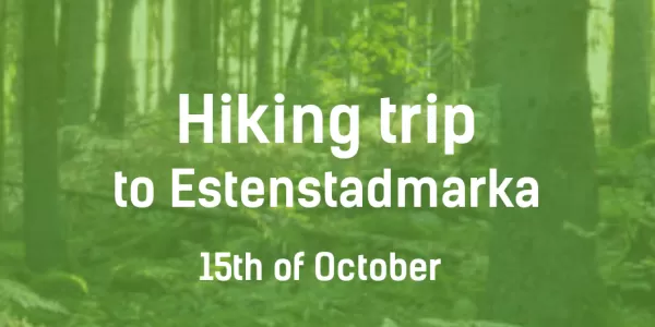 Hiking trip to Estenstadmarka