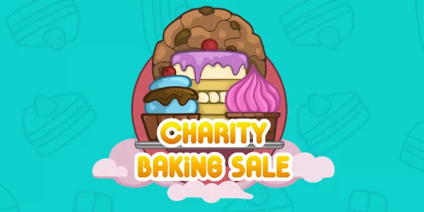 Logo which was used for advertising the Charity Baking Sale