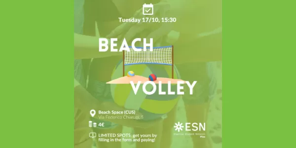 The beach volley event