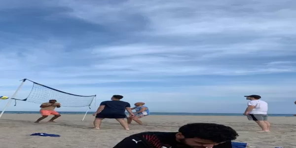 Beachvolley friendly game