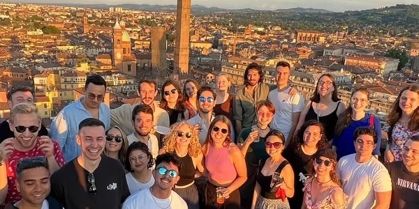 Group photo on Torre Prendiparte