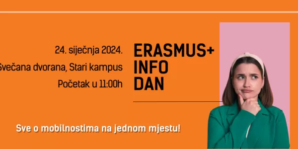 Promo poster for Erasmus+ Info Day