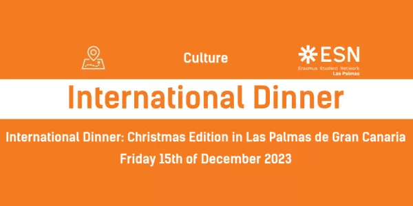 International Dinner: Christmas Edition in Hotel Doña Luisa