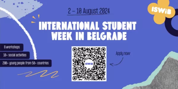 International Student Week in Belgrade announcement banner