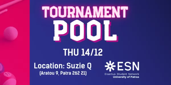 pool tournament announcement