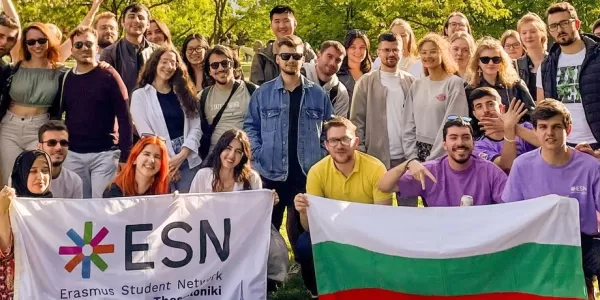 Volunteers and Erasmus+ Students of ESN Thessaloniki and ESN Sofia