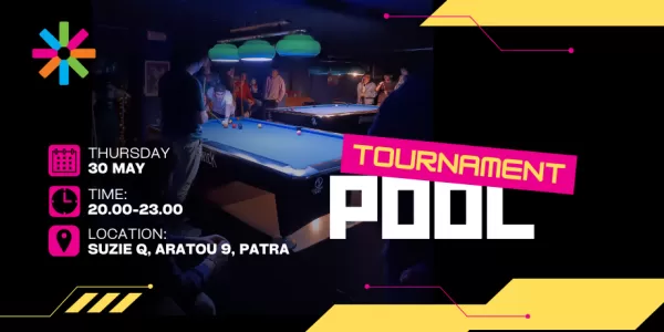 pool tournament announcement