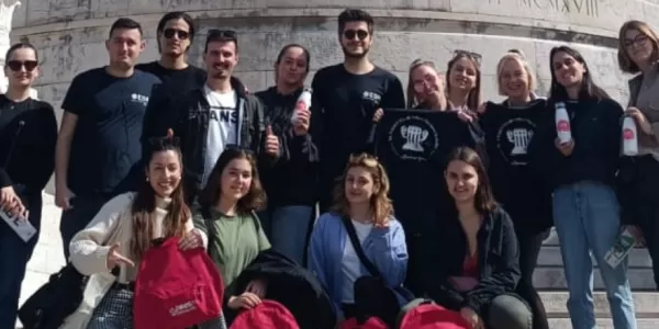 Group photo after city rally