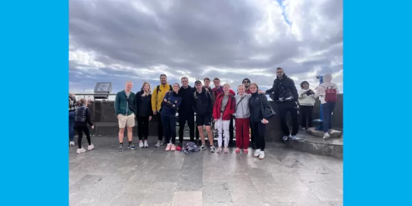 Erasmus and coordinators at Tibidabo