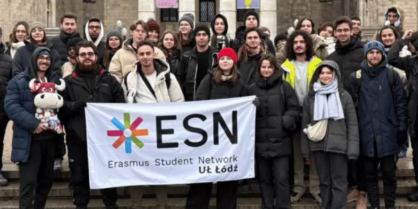 A group of students in Warsaw