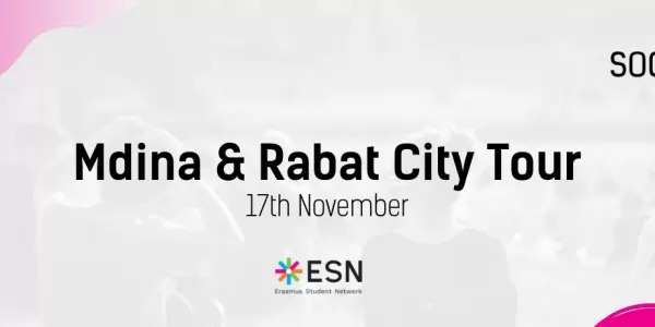 Poster for a city tour as part of Social Impact Days