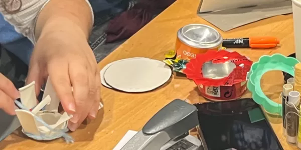 UpCycling workshop products.