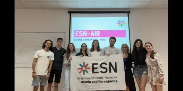 people from the school of ESN Mostar