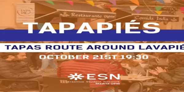 Tapapiés - tapas route around Lavapies - at Lavapies 21/10 at 19:30