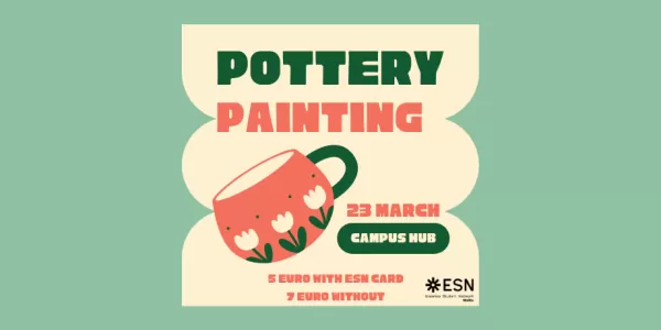 poster for pottery painting