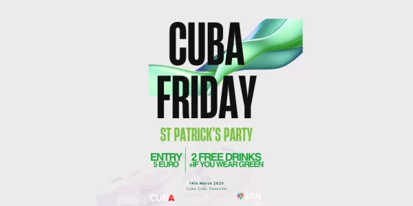 poster for St Patricks day party