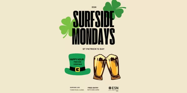 poster for St Patricks day party