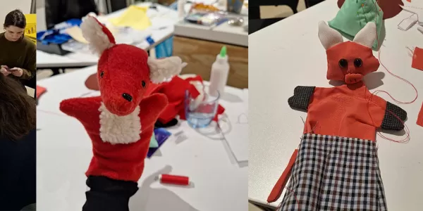 the final toys and the process of sewing them