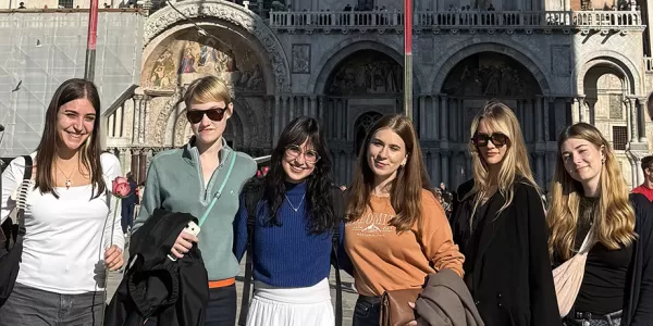 Group picture in Venice