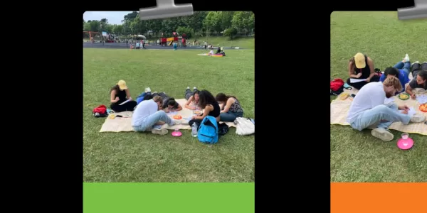 Mandala evening banner