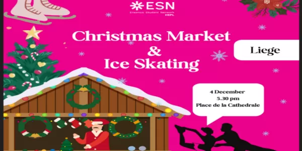 Xmas & Ice skating in Liege