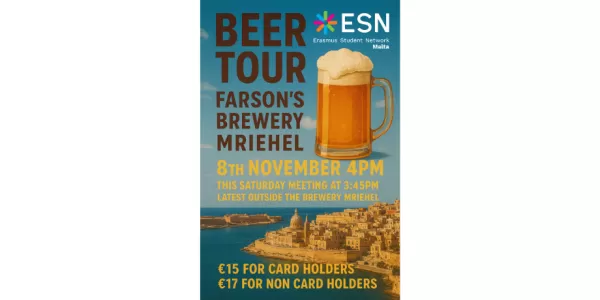 poster for Farsons beer tour
