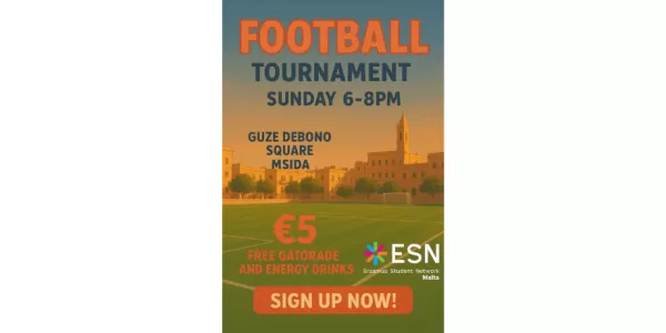 poster for football tournament