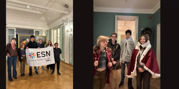 Participants enjoying their time at the Kadriorg Museum