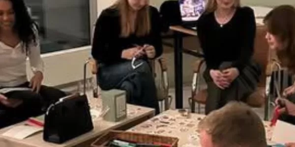 Decorating postcards