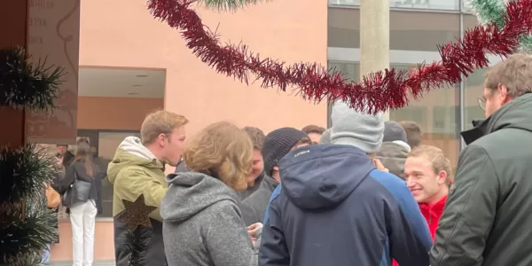 The view out of the Hütte