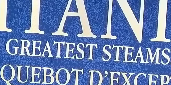 it is written titanic the greatest steamship