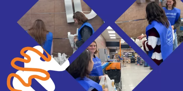 Food collection banner