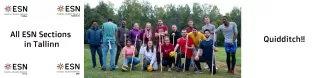 The brave people who played the game of Quidditch for the first time in Estonia